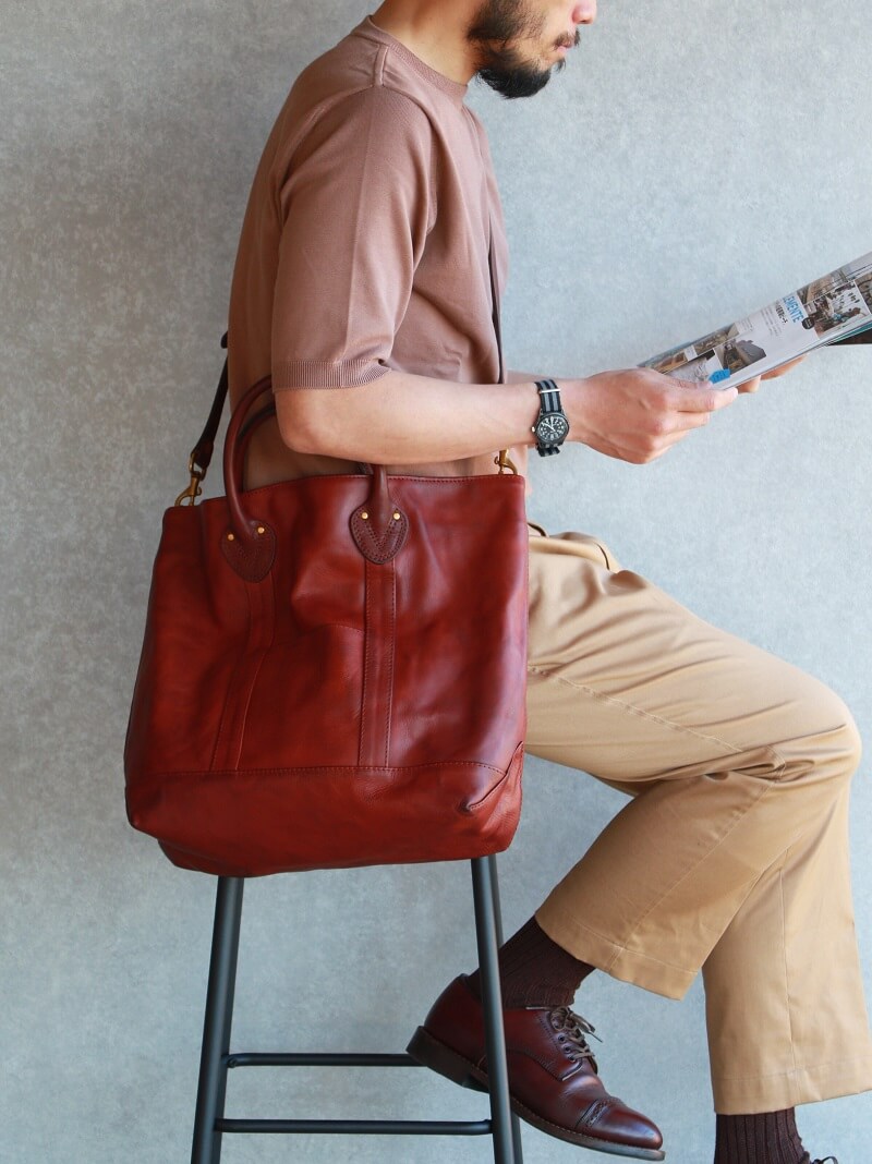 vasco ヴァスコ LEATHER BOAT TOTE BAG レザーボートトートバッグ VS-264TL