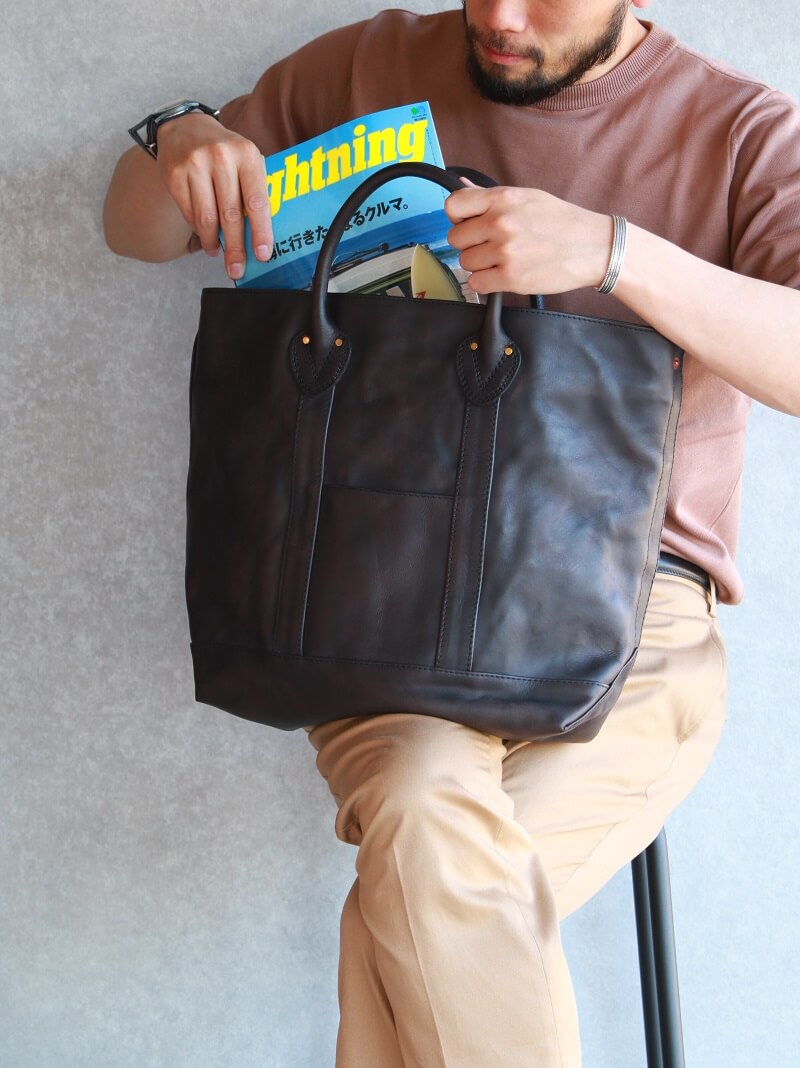 vasco ヴァスコ LEATHER BOAT TOTE BAG レザーボートトートバッグ VS-264TL