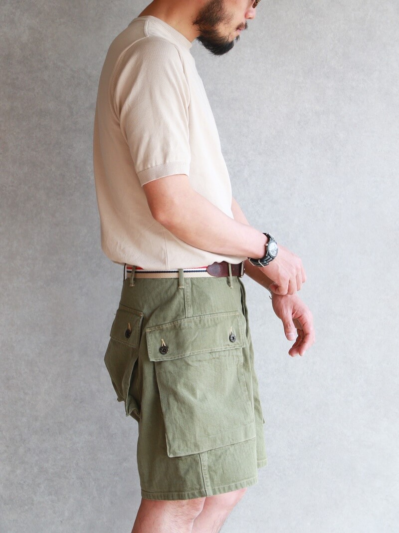 Buzz Rickson's バズリクソンズ U.S MARINE CORPS HERIRINGBONE SHORTS モンキーショーツ