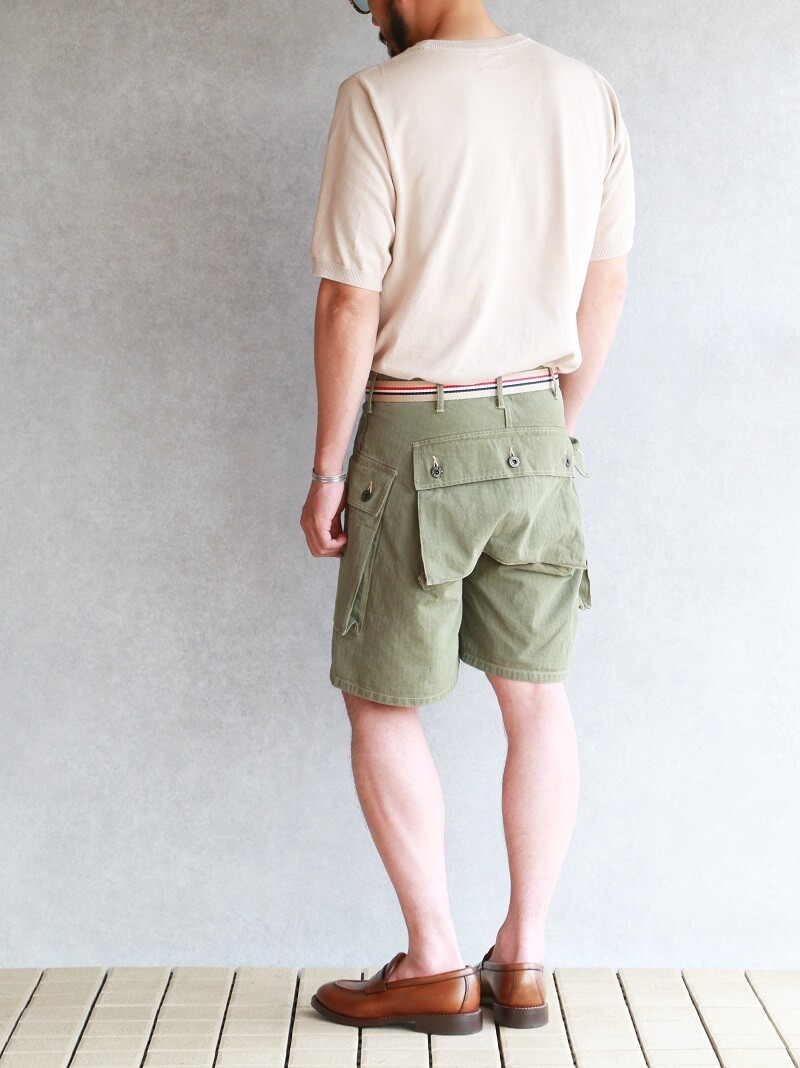 Buzz Rickson's バズリクソンズ U.S MARINE CORPS HERIRINGBONE SHORTS モンキーショーツ