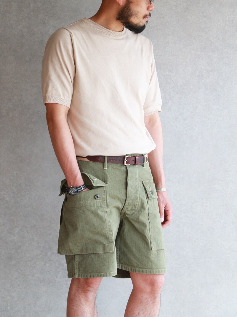 Buzz Rickson's バズリクソンズ U.S MARINE CORPS HERIRINGBONE SHORTS モンキーショーツ