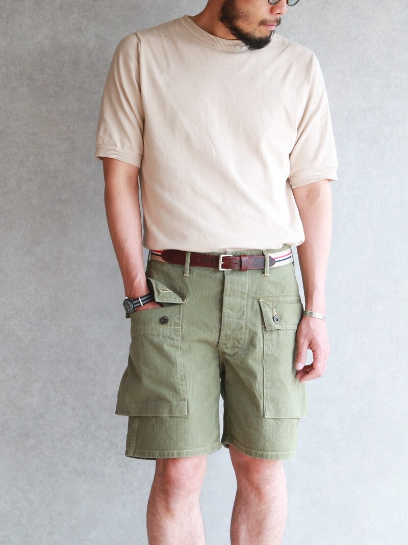 Buzz Rickson's バズリクソンズ U.S MARINE CORPS HERIRINGBONE SHORTS モンキーショーツ