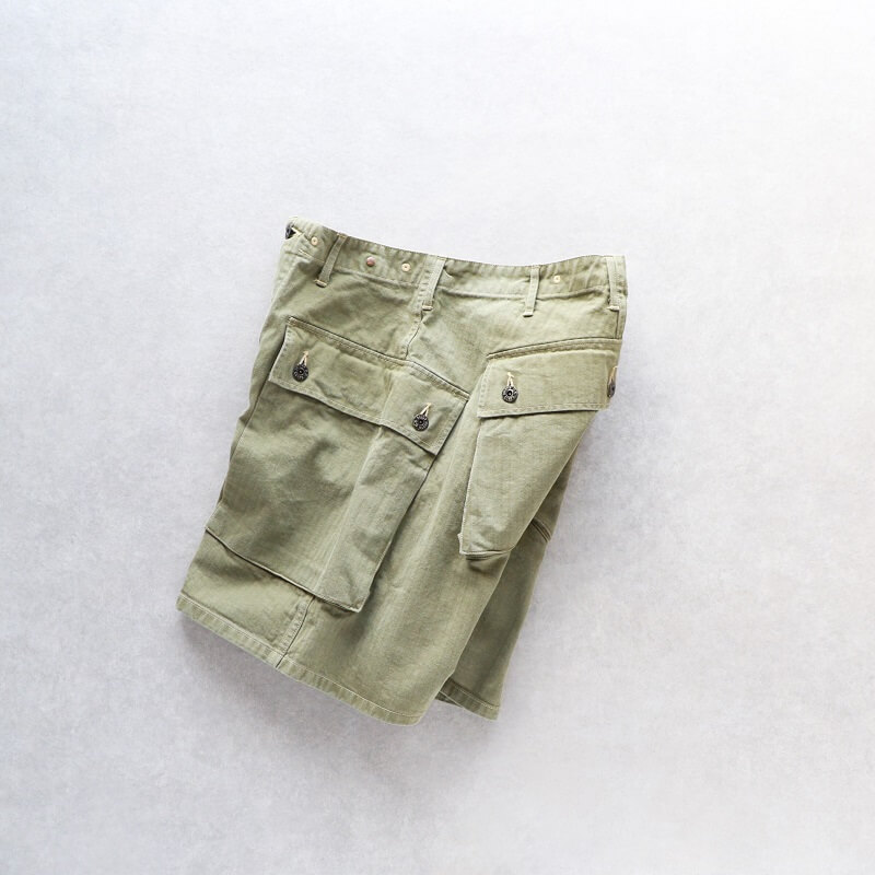 Buzz Rickson's バズリクソンズ U.S MARINE CORPS HERIRINGBONE SHORTS モンキーショーツ