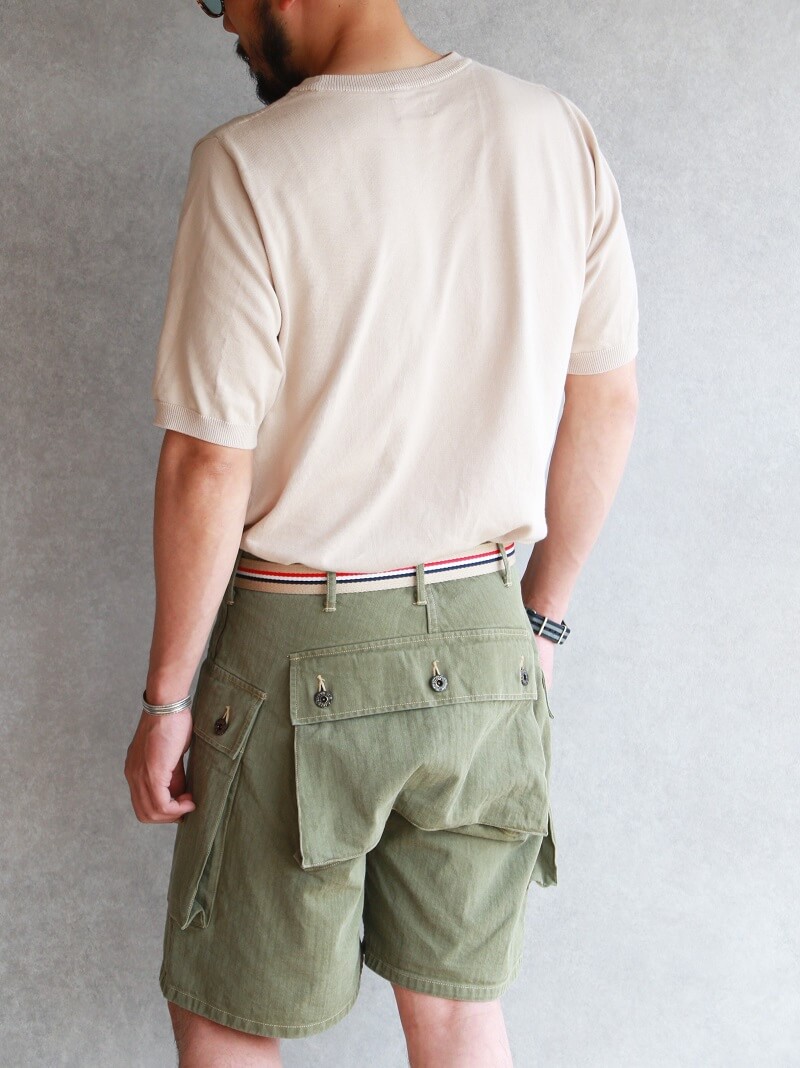 Buzz Rickson's バズリクソンズ U.S MARINE CORPS HERIRINGBONE SHORTS モンキーショーツ