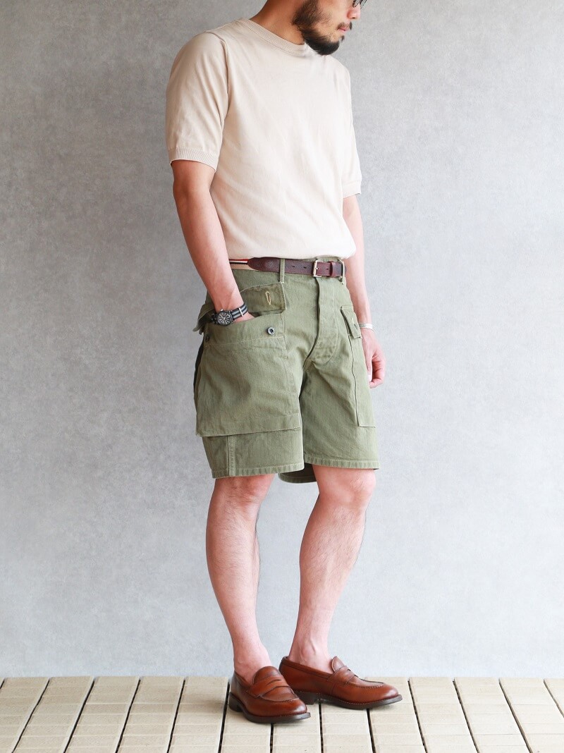 Buzz Rickson's バズリクソンズ U.S MARINE CORPS HERIRINGBONE SHORTS モンキーショーツ