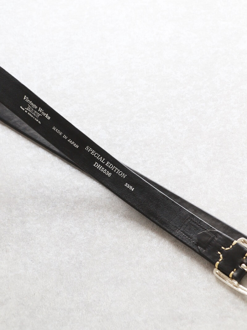 Vintage Works ヴィンテージワークス Leather belt 7Hole 925sv