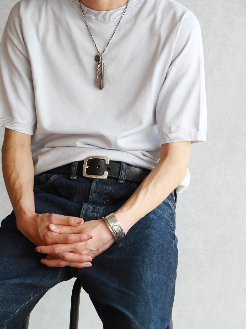 Vintage Works ヴィンテージワークス Leather belt 7Hole 925sv