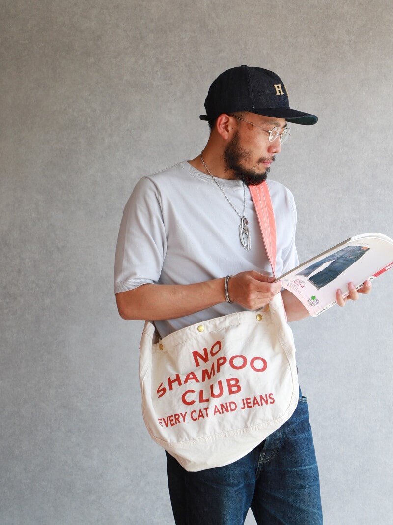 TCB jeans TCBジーンズ Brand-News Paper Bag プリント ニュースペーパーバッグ