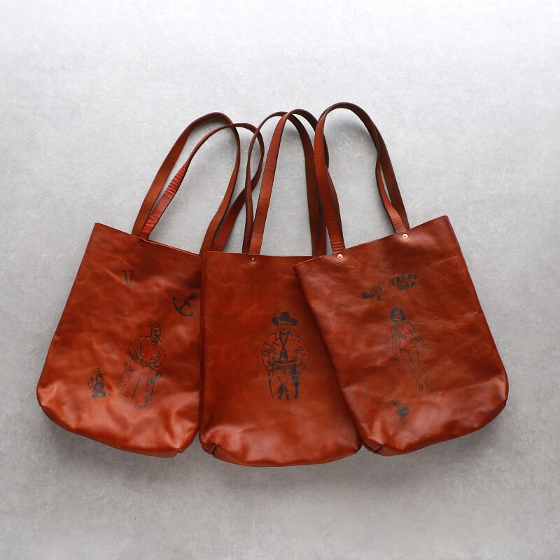 vasco ヴァスコ PAINT LEATHER MARKET TOTEBAG ペイントレザーマーケットトートバッグ VS-292LP