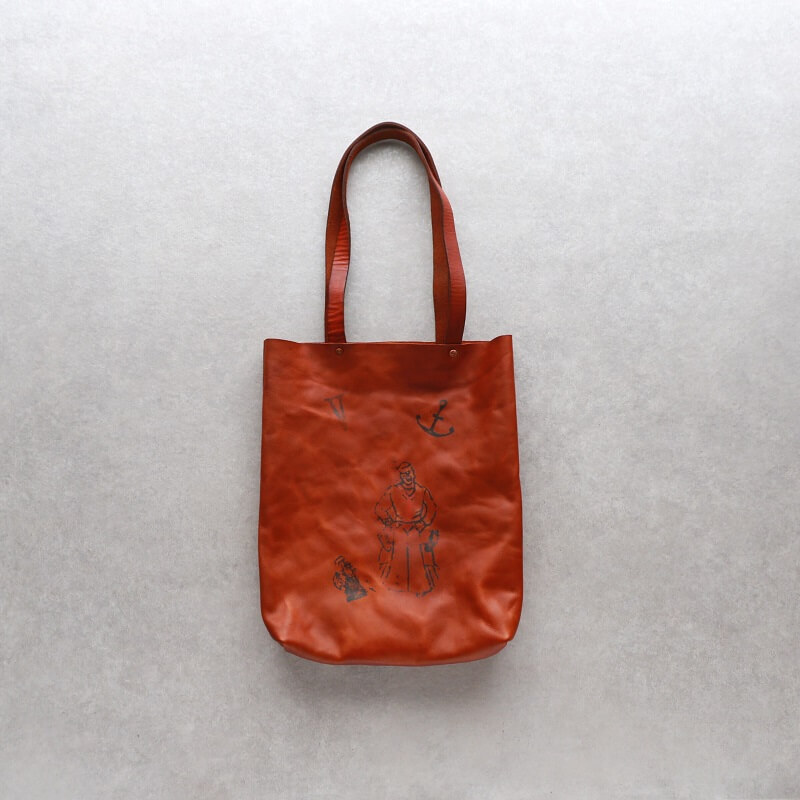 vasco ヴァスコ PAINT LEATHER MARKET TOTEBAG ペイントレザーマーケットトートバッグ VS-292LP