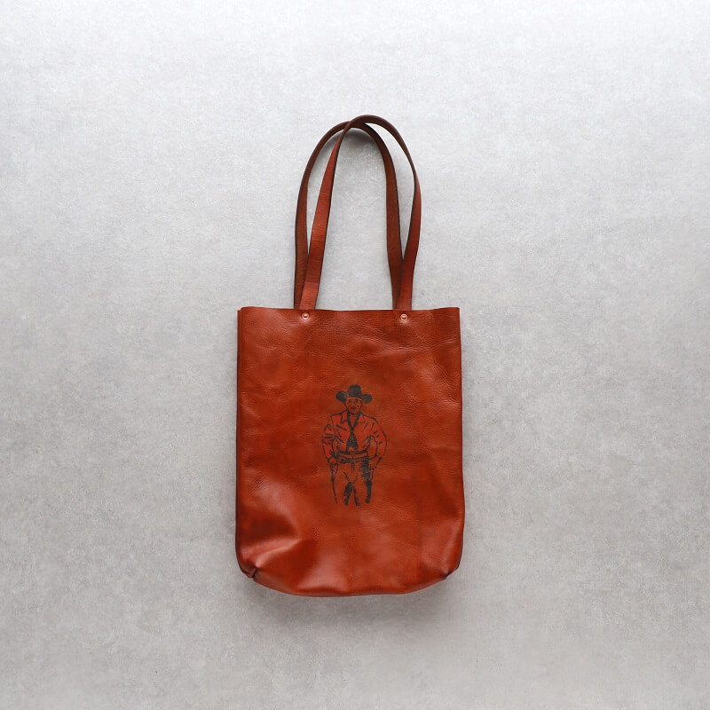 vasco ヴァスコ 別注 PAINT LEATHER MARKET TOTEBAG ペイントレザー