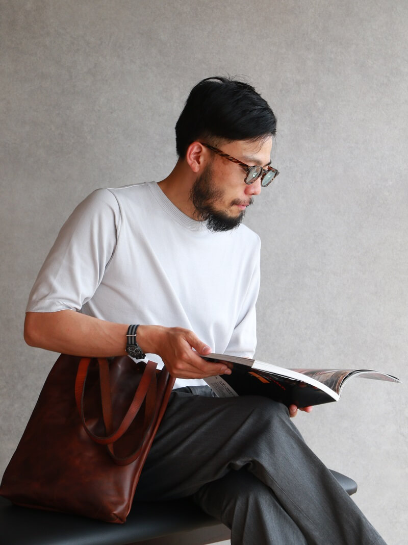 vasco ヴァスコ PAINT LEATHER MARKET TOTEBAG ペイントレザーマーケットトートバッグ VS-292LP