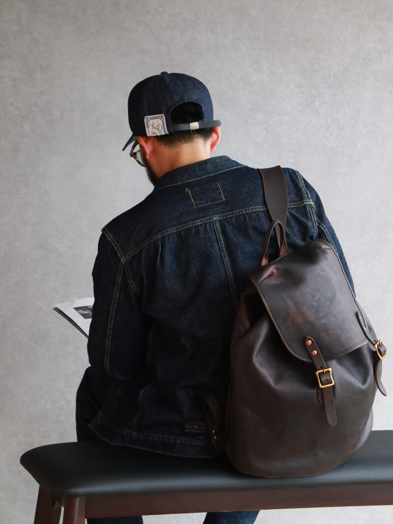 vasco ヴァスコ LEATHER ARMY RUCKSACK Type2 レザーアーミーリュックサック タイプ2 VS-204L2