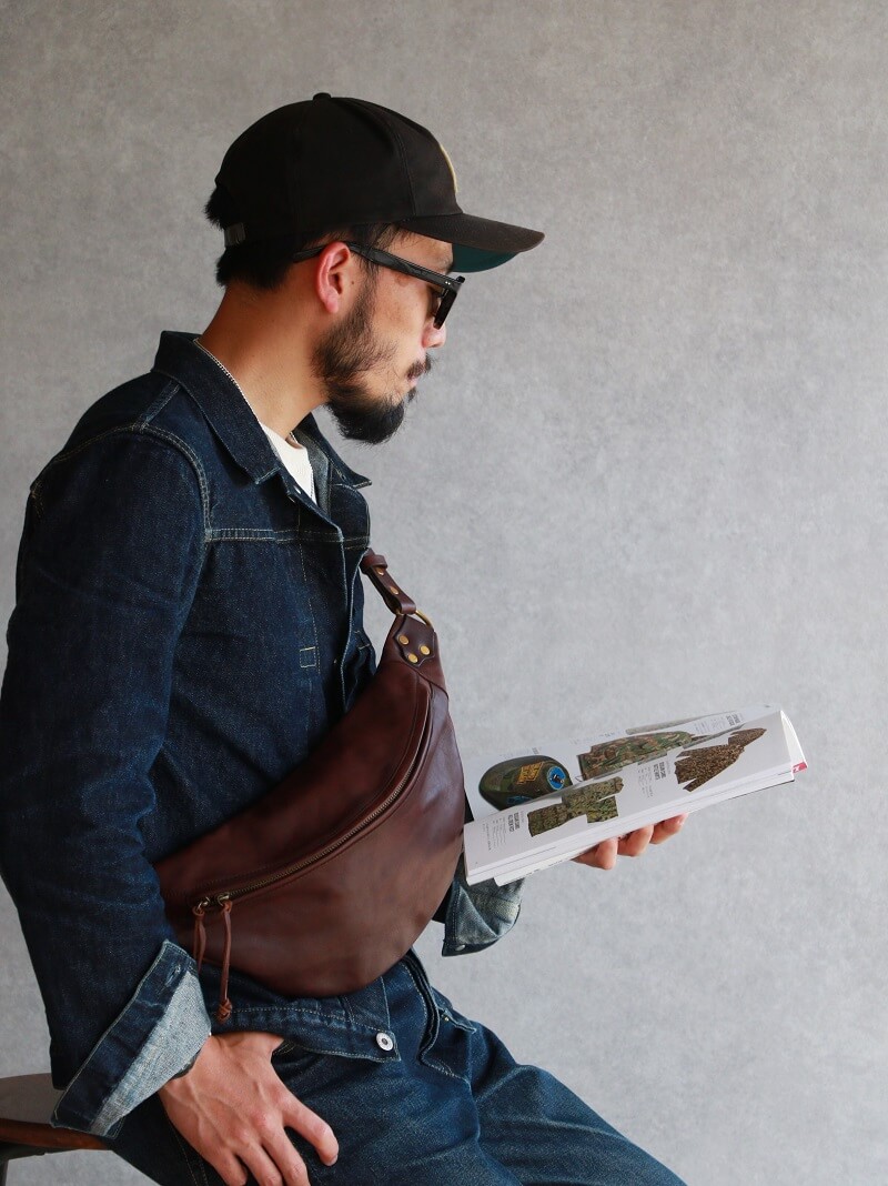 vasco ヴァスコ LEATHER WAIST BAG レザーウエストバッグ VS-243L