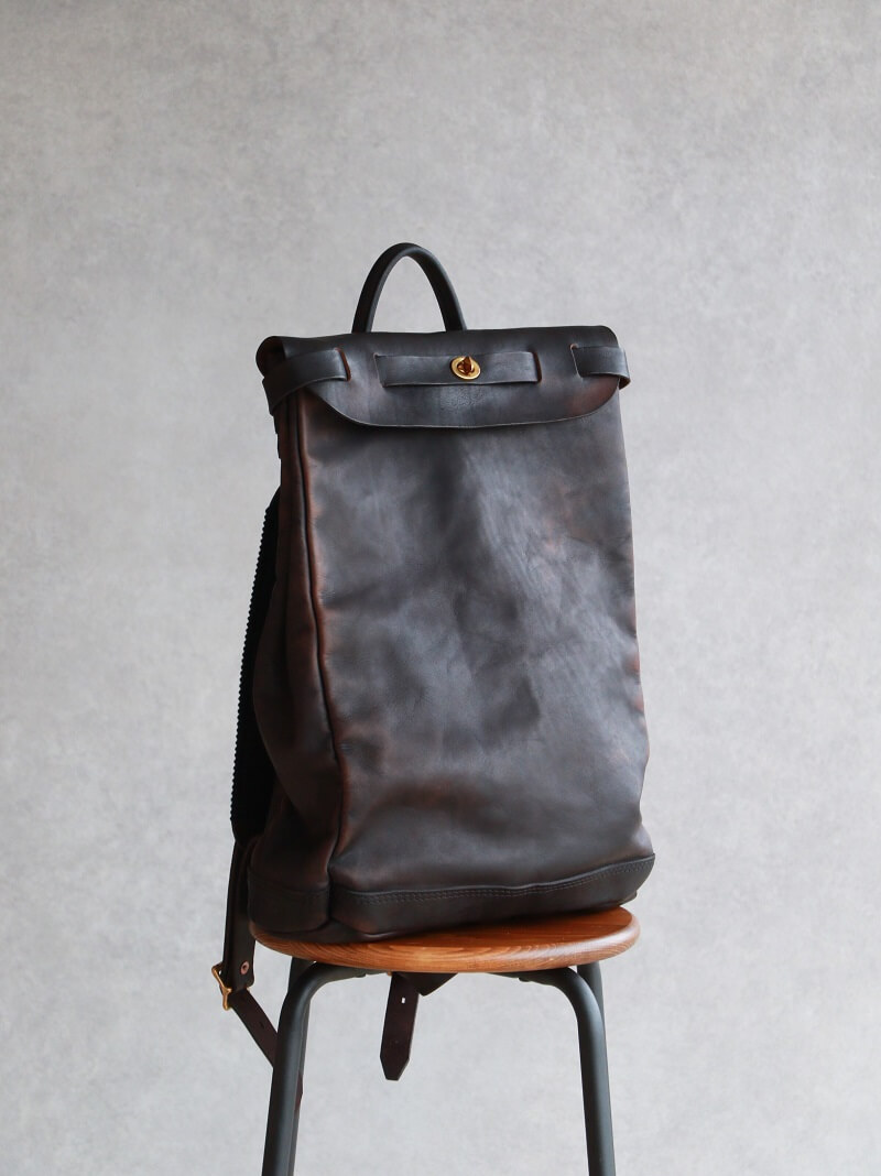 vasco ヴァスコ 別注 LEATHER VOYOGE 2WAY RUCKSACK レザーボヤージュ ...