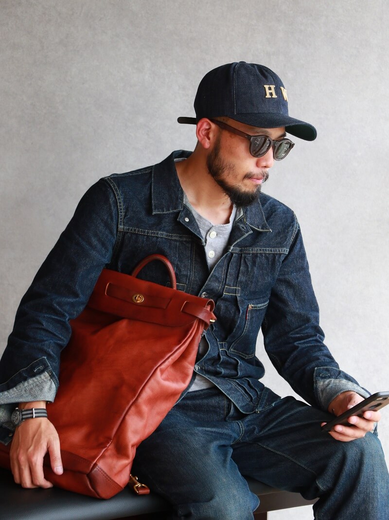 vasco ヴァスコ 別注 LEATHER VOYOGE 2WAY RUCKSACK レザーボヤージュ 2WAY リュックサック VS-206L