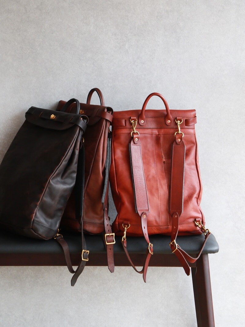 vasco ヴァスコ 別注 LEATHER VOYOGE 2WAY RUCKSACK レザーボヤージュ 2WAY リュックサック VS-206L