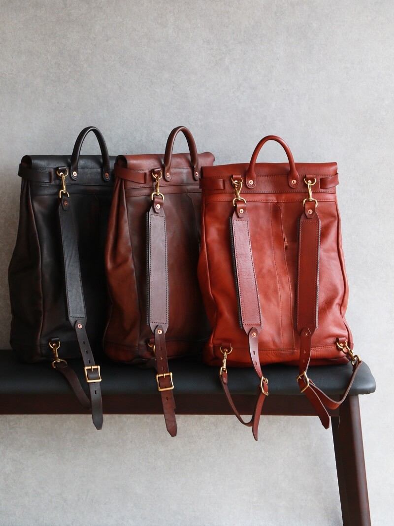 vasco ヴァスコ 別注 LEATHER VOYOGE 2WAY RUCKSACK レザーボヤージュ 2WAY リュックサック VS-206L