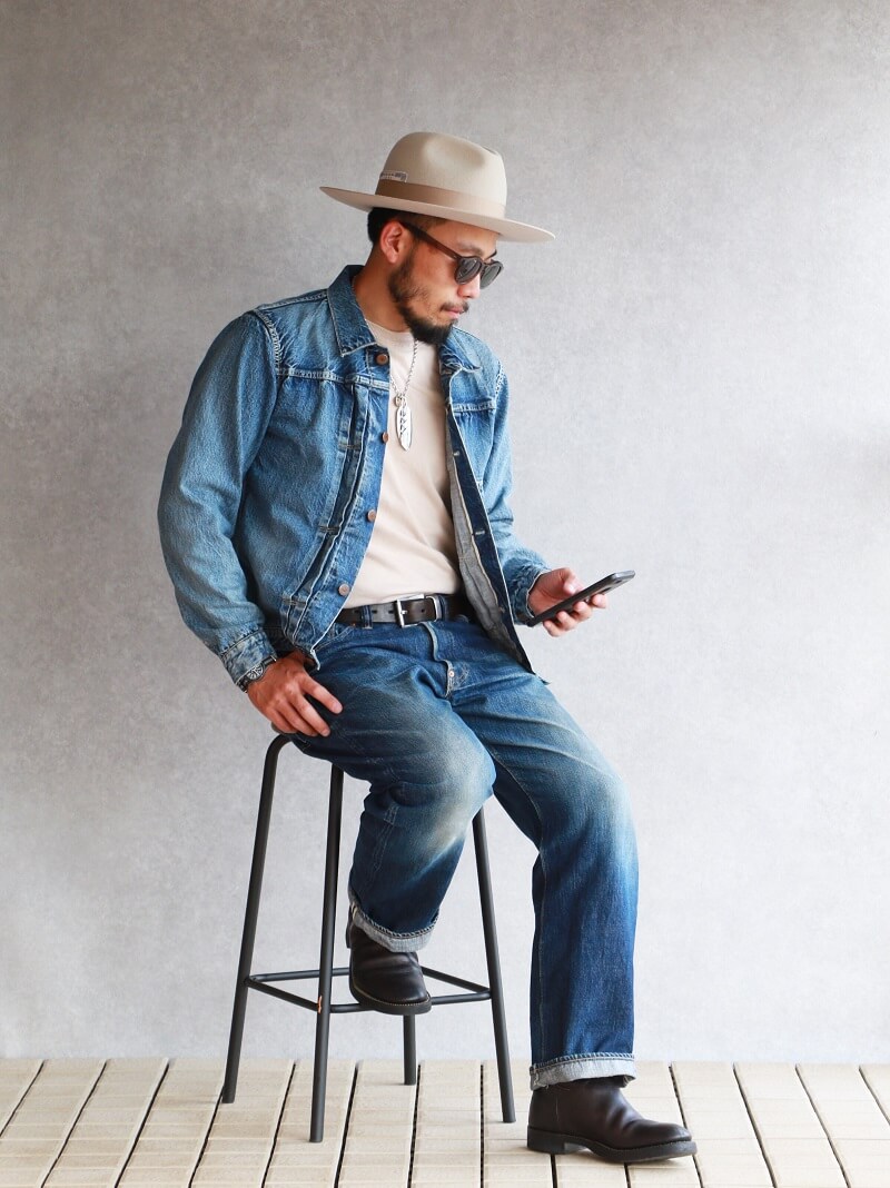 TCB jeans TCBジーンズ 別注 TCB 30's Jacket Aging Model デニムジャケット 1st エイジングモデル