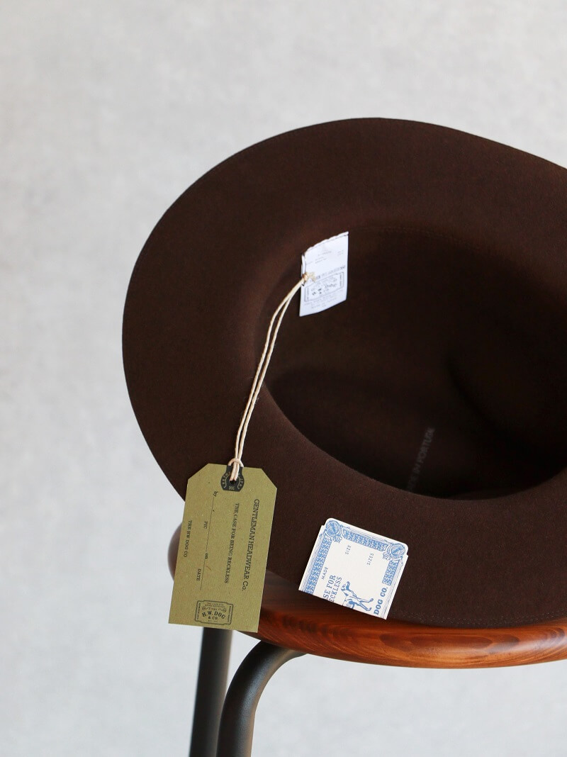 THE H.W.DOG&CO. ザ エイチ ダブリュー ドッグ アンド コー TRAVELERS RABBIT HAT トラベラーズラビットハット D-00476