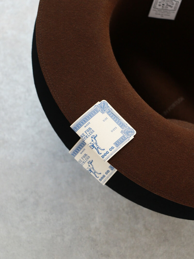 THE H.W.DOG&CO. ザ エイチ ダブリュー ドッグ アンド コー TRAVELERS RABBIT HAT トラベラーズラビットハット D-00476