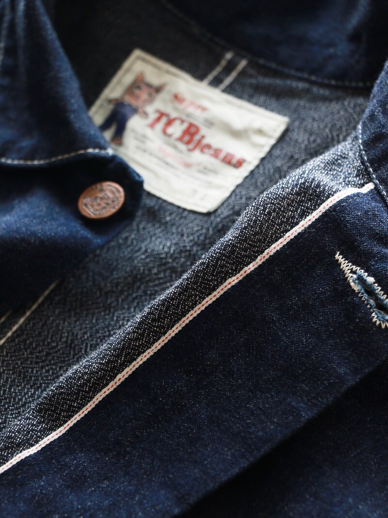 TCB jeans TCBジーンズ Tabby's Coat Selvedge Covert DENIM タビーズコート デニム