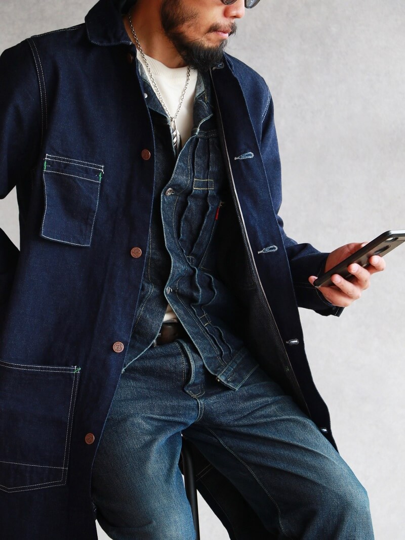 TCB jeans TCBジーンズ Tabby's Coat Selvedge Covert DENIM タビーズコート デニム