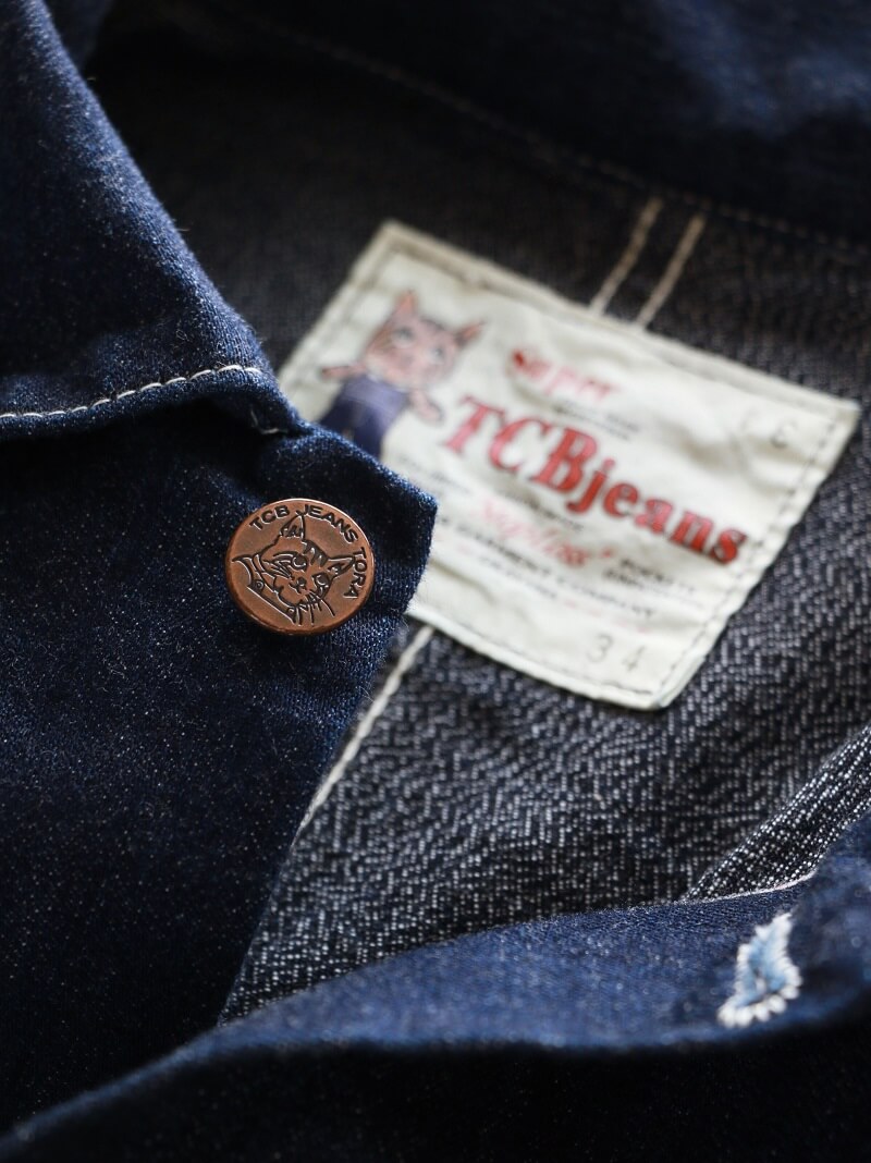 TCB jeans TCBジーンズ Tabby's Coat Selvedge Covert DENIM タビーズ