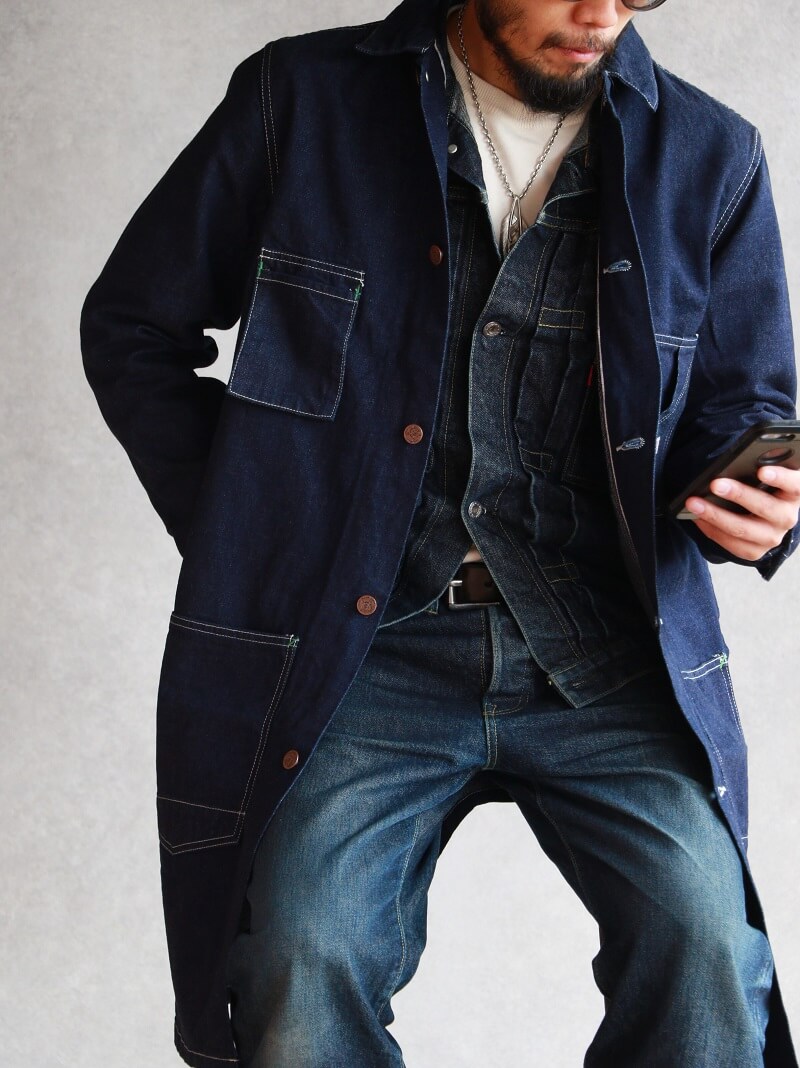 TCB jeans TCBジーンズ Tabby's Coat Selvedge Covert DENIM タビーズコート デニム