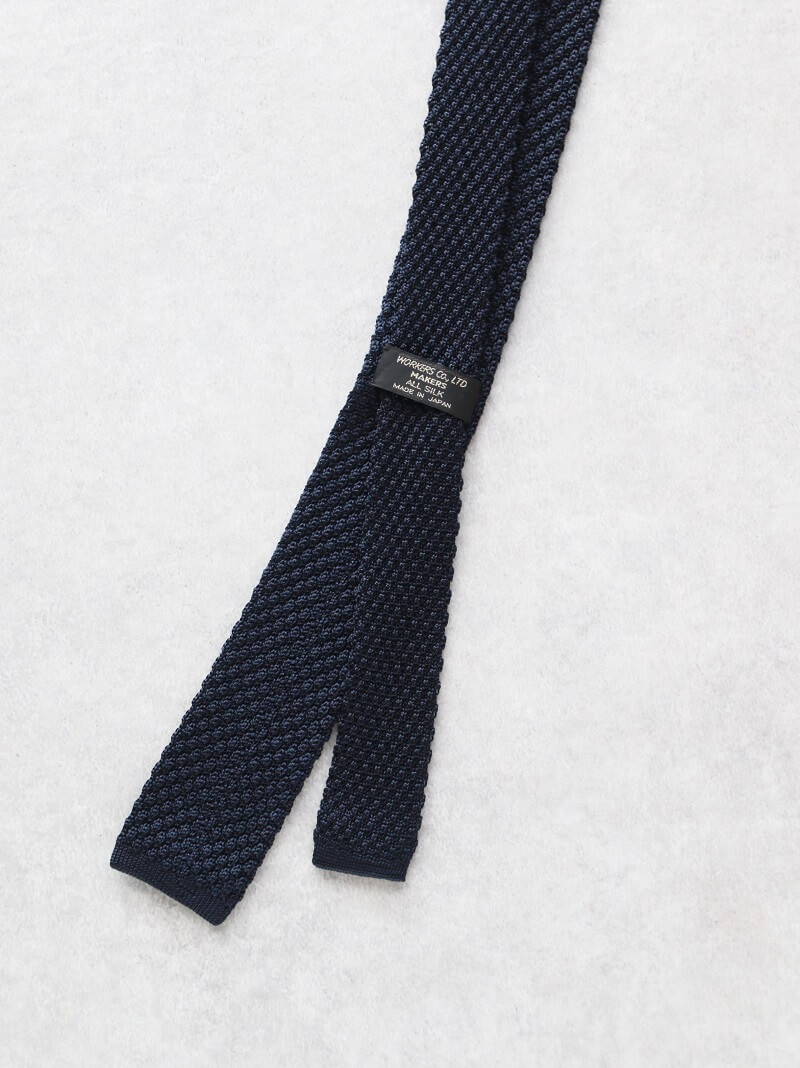 ワーカーズ WORKERS  Silk Knit Tie シルクニットタイ