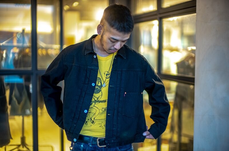 TCB jeans TCBジーンズ S40's Jacket Black & Black 大戦モデル