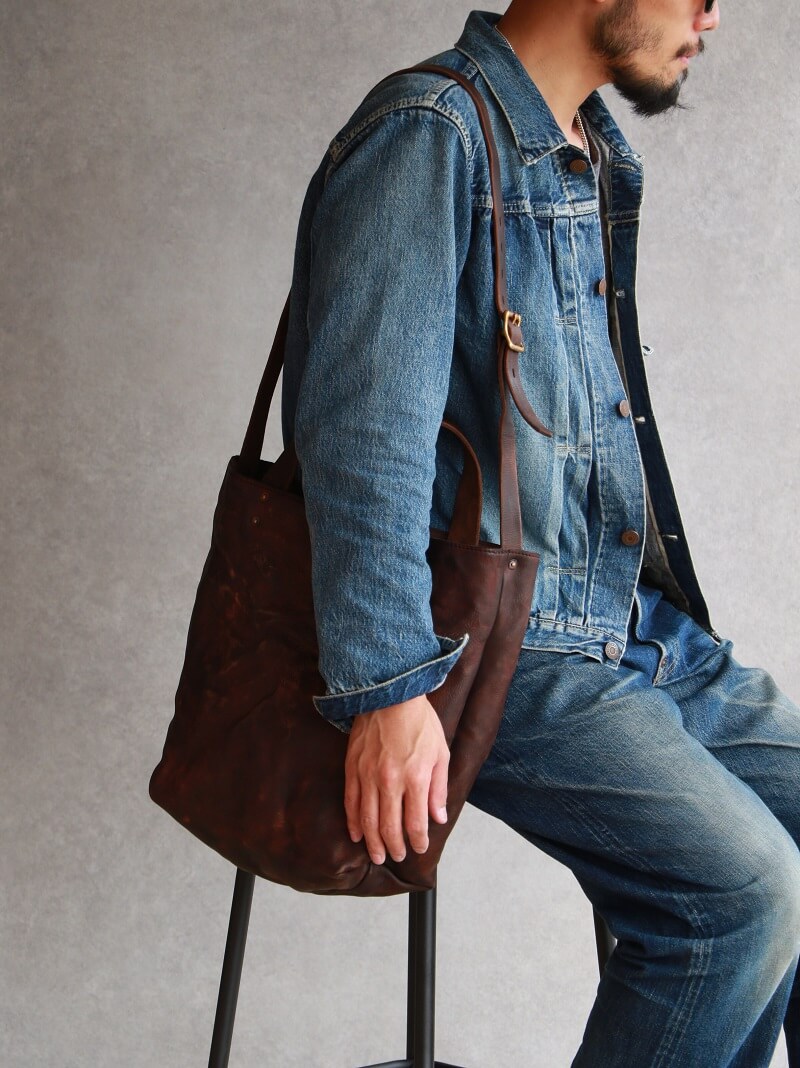 vasco ヴァスコ 別注 LEATHER COAL MINE 2WAY BAG レザーコールマイン2WAYバッグ VSQR-264TL