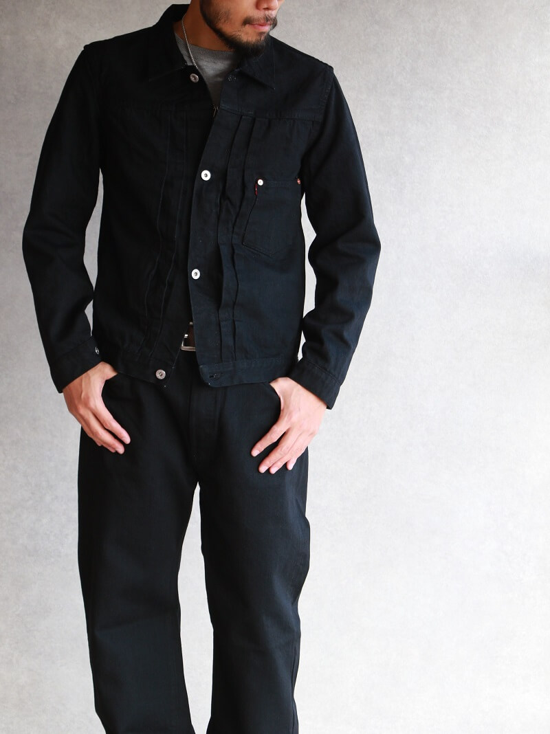 TCB jeans TCBジーンズ S40's Jacket Black & Black 大戦モデル