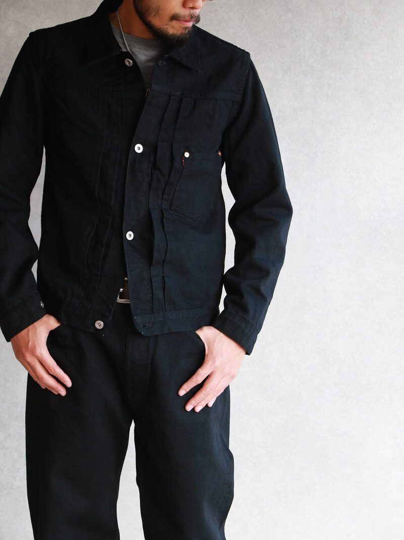 TCB jeans TCBジーンズ S40's Jacket Black & Black 大戦モデル ジャケット ブラックデニム Qurious