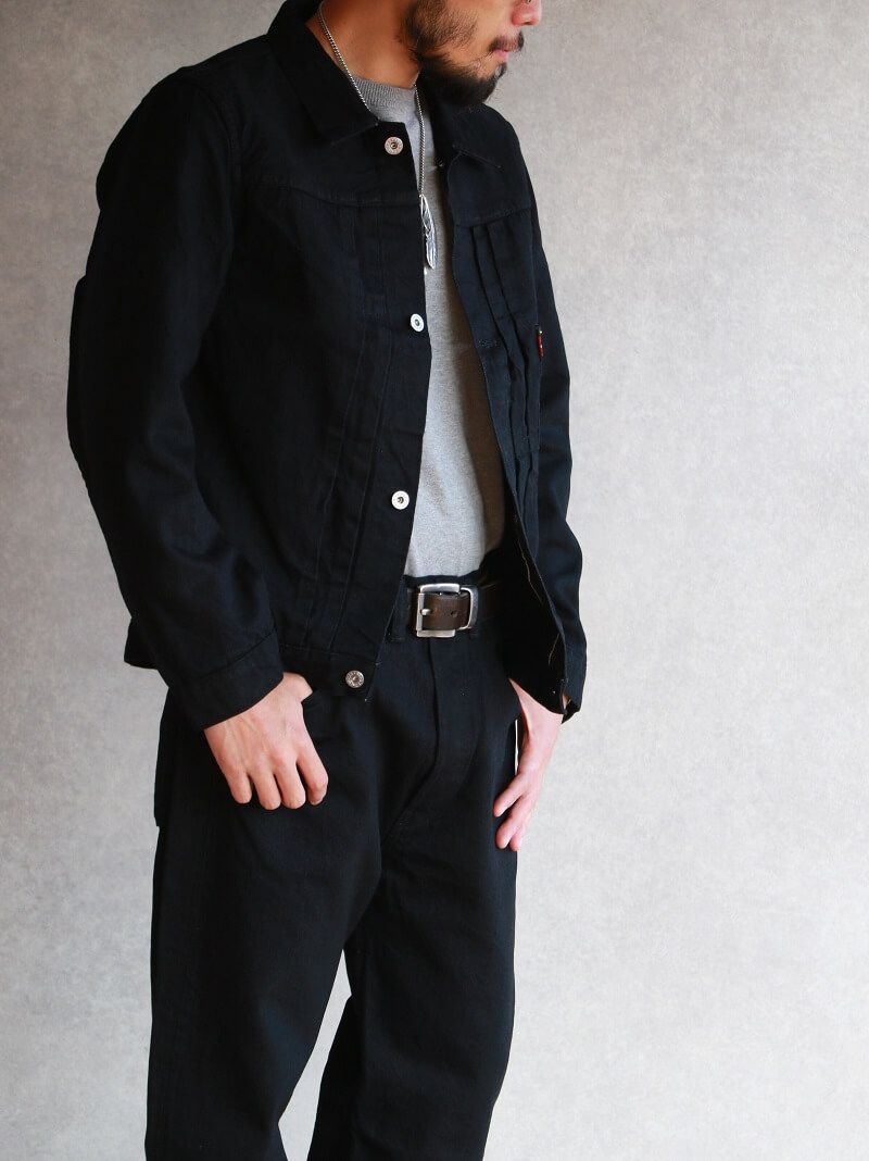 TCB jeans TCBジーンズ S40's Jacket Black & Black 大戦モデル