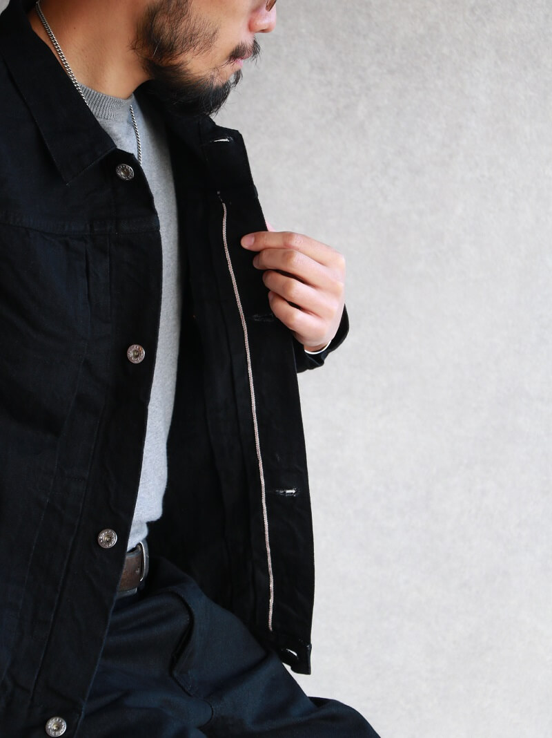 TCB jeans TCBジーンズ S40's Jacket Black & Black 大戦モデル ジャケット ブラックデニム Qurious