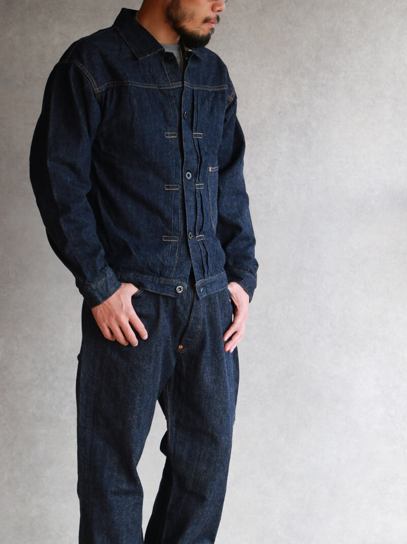 TCB jeans TCBジーンズ Two Cat's Blouse Natural Indigo ブラウス ナチュラルインディゴ