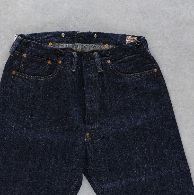 TCB jeans TCBジーンズ Two Cat's Waist Overall Natural Indigo ウエストオーバーオール ナチュラルインディゴ