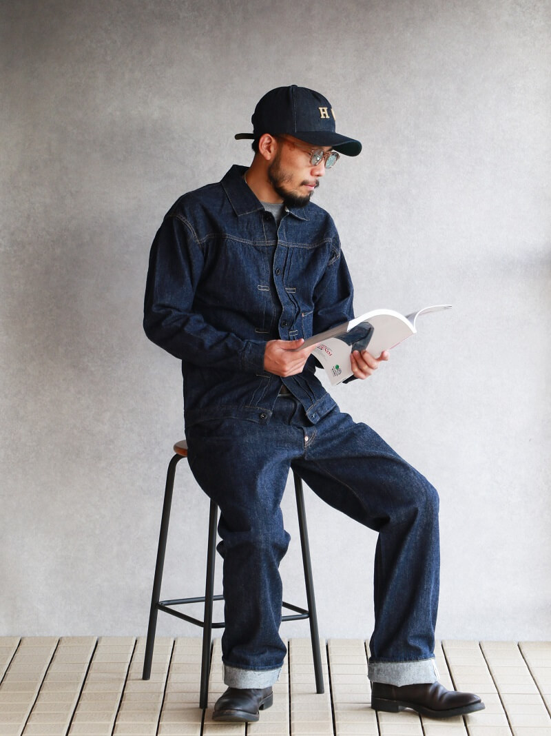 TCB jeans TCBジーンズ Two Cat's Waist Overall Natural Indigo ウエストオーバーオール ナチュラルインディゴ