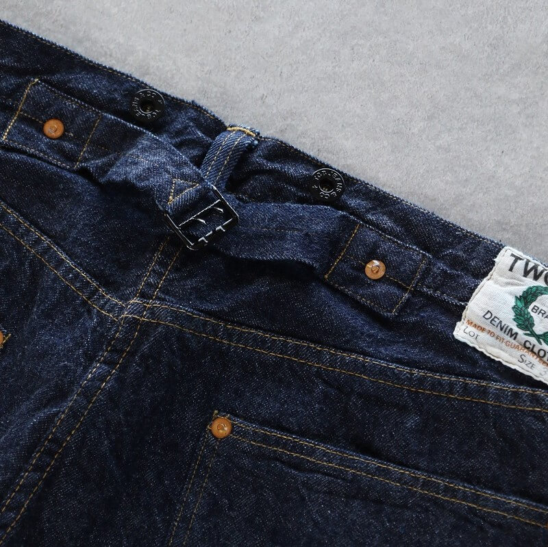 TCB jeans TCBジーンズ Two Cat's Waist Overall Natural Indigo ウエストオーバーオール ナチュラルインディゴ