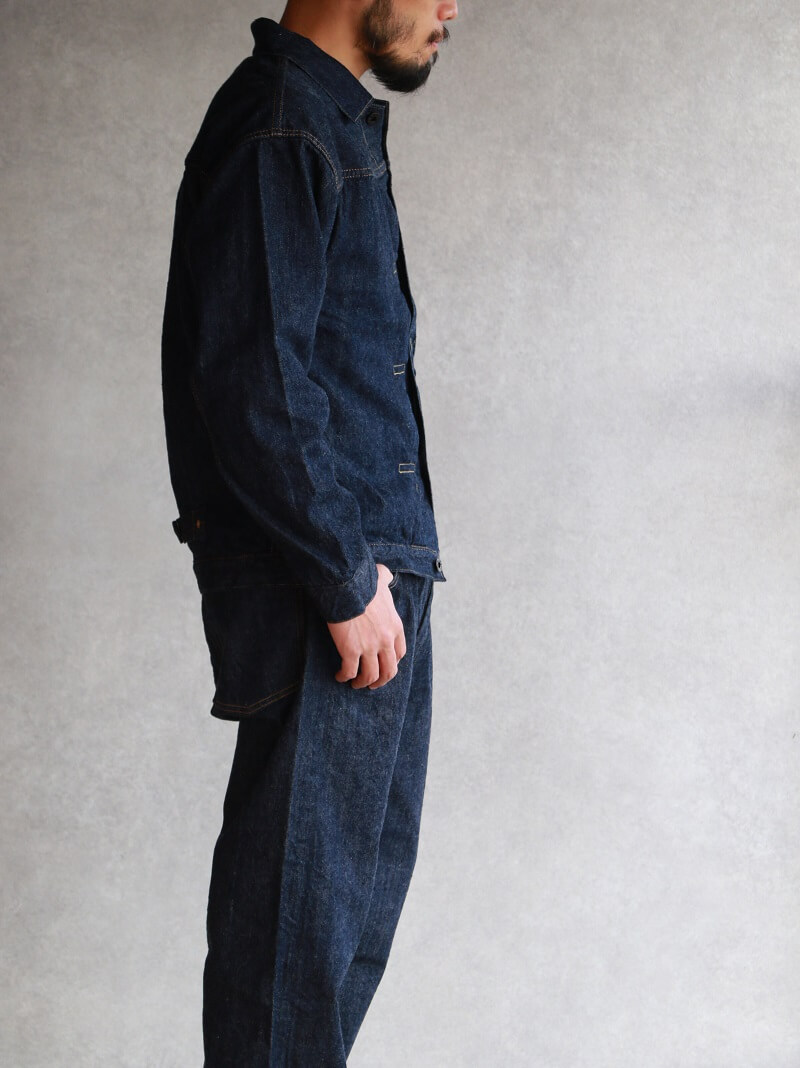 TCB jeans TCBジーンズ Two Cat's Blouse Natural Indigo ブラウス ナチュラルインディゴ