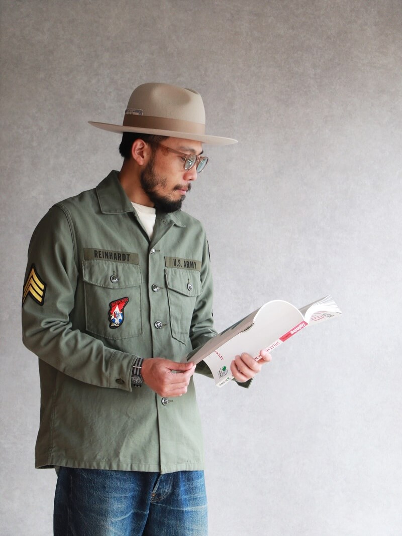 Buzz Rickson's バズリクソンズ SHIRT MAN'S COTTON SATEEN OLIVE