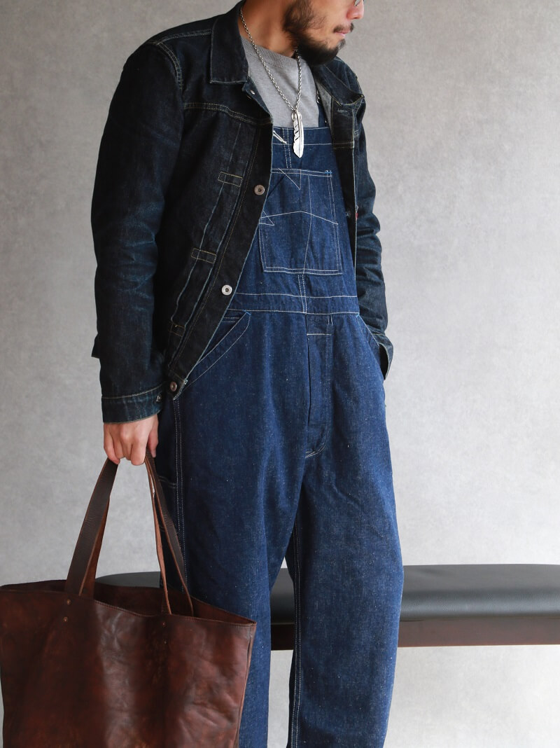 TCB jeans TCBジーンズ Boss of the Cat Overall ボス オブ ザ ...