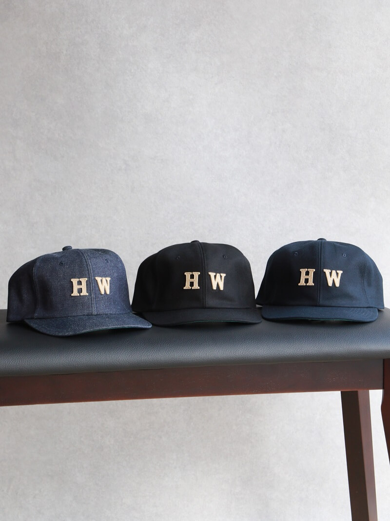 THE H.W.DOG&CO. ザ エイチ ダブリュー ドッグ アンド コー 別注 BASEBALL CAP HW ベースボールキャップ HW
