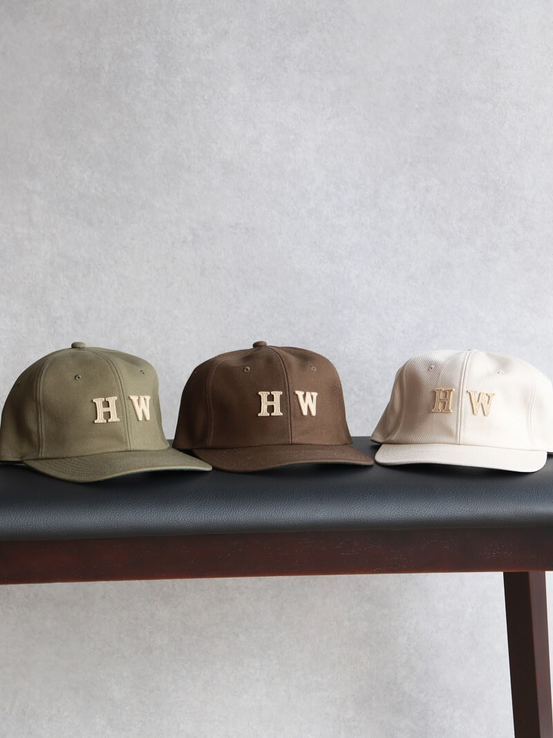 THE H.W.DOG&CO. ザ エイチ ダブリュー ドッグ アンド コー 別注 BASEBALL CAP HW ベースボールキャップ HW