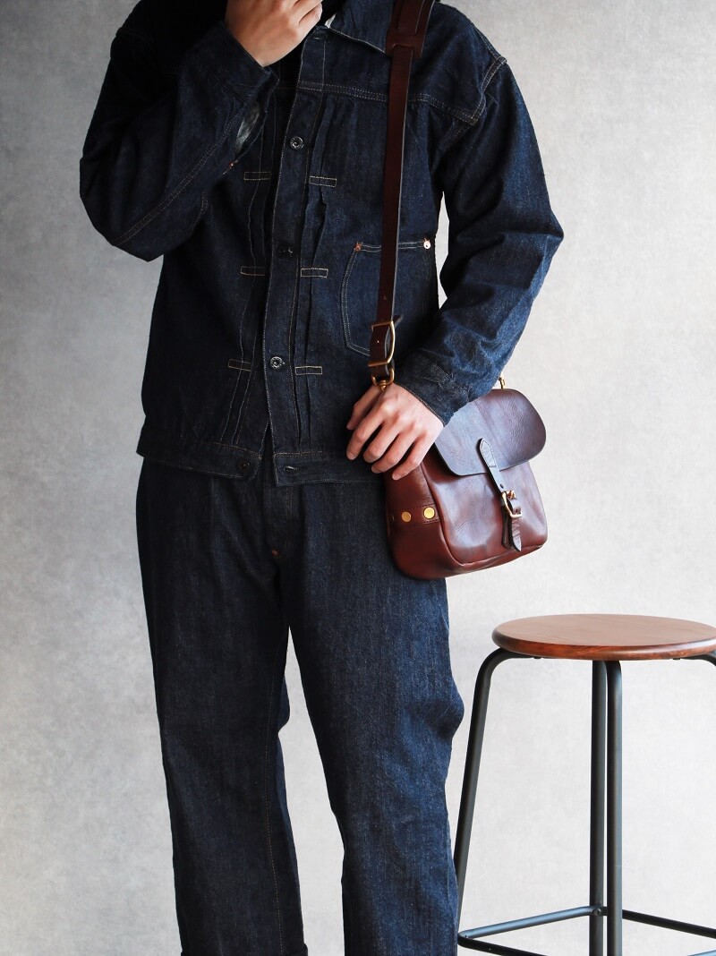 vasco ヴァスコ LEATHER POSTMAN SHOULDER BAG SMALL レザーポストマンショルダーバッグ スモール 刻印ナシ キャメル VS-249L