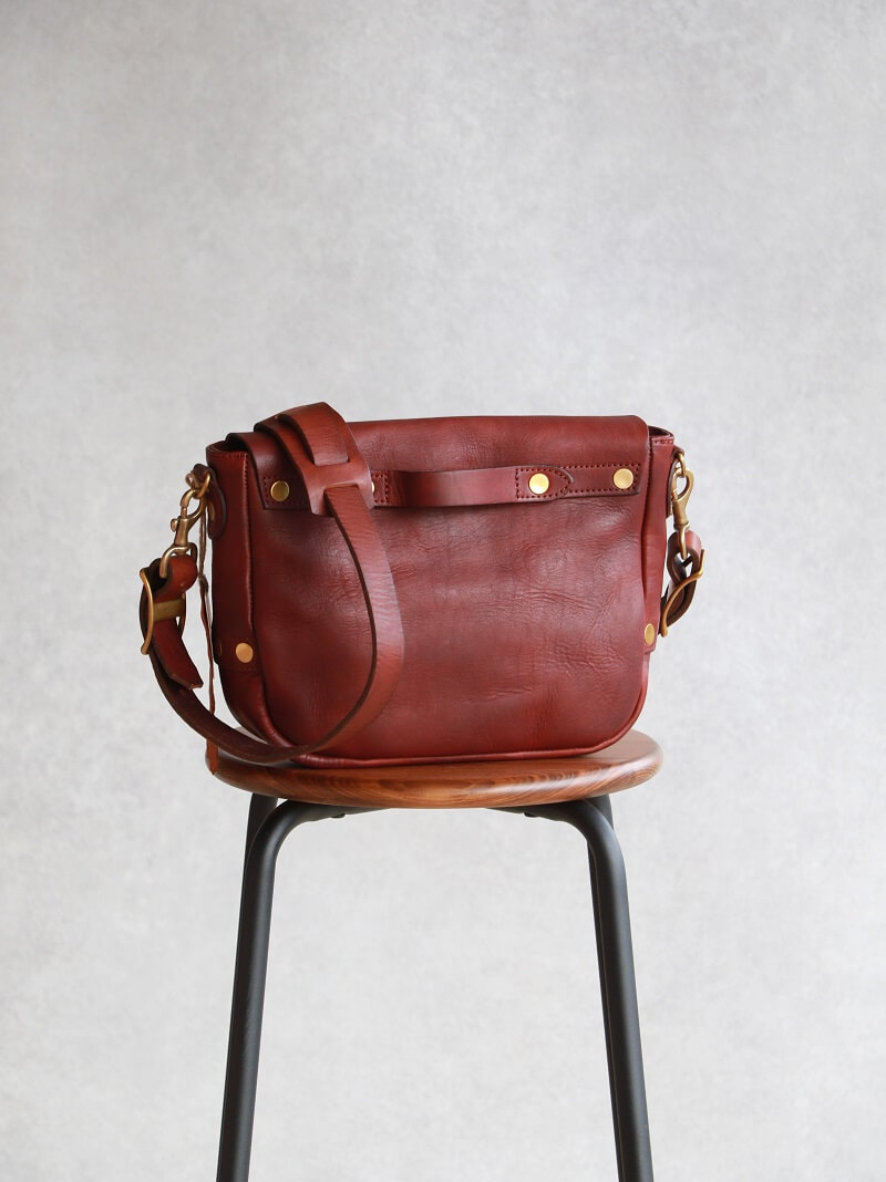 vasco ヴァスコ LEATHER POSTMAN SHOULDER BAG SMALL レザーポストマンショルダーバッグ スモール 刻印ナシ キャメル VS-249L