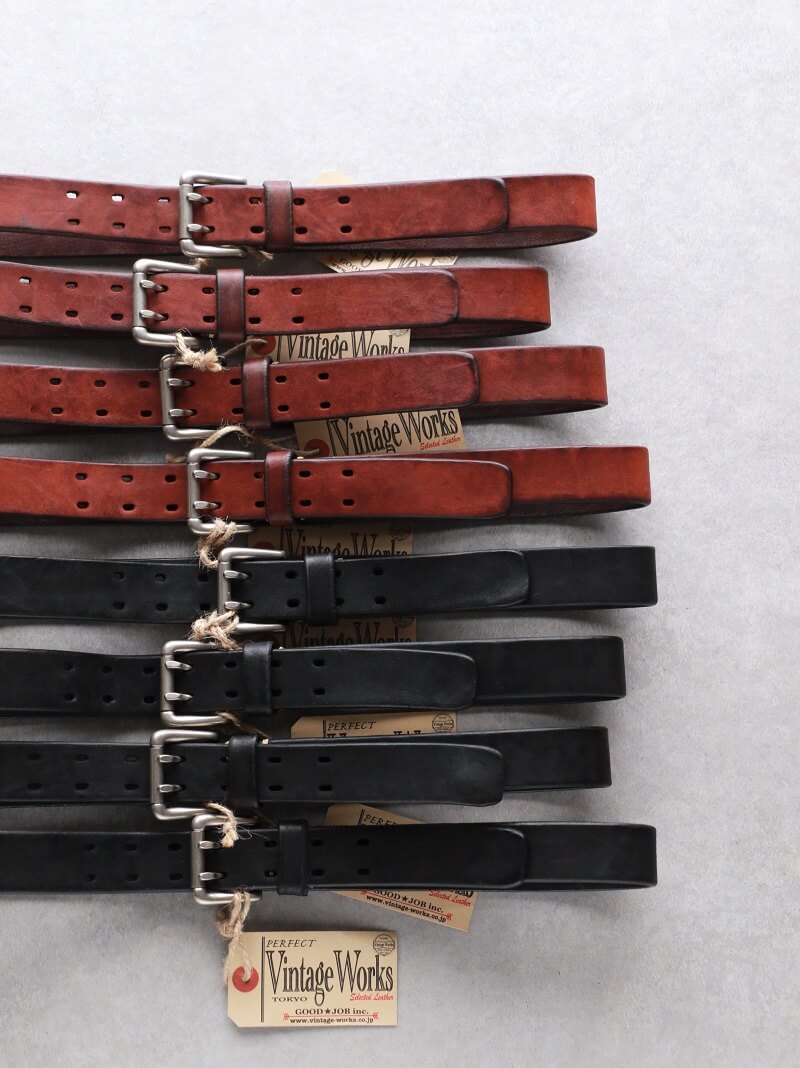 Vintage Works ヴィンテージワークス Leather belt 7Hole レザーベルト