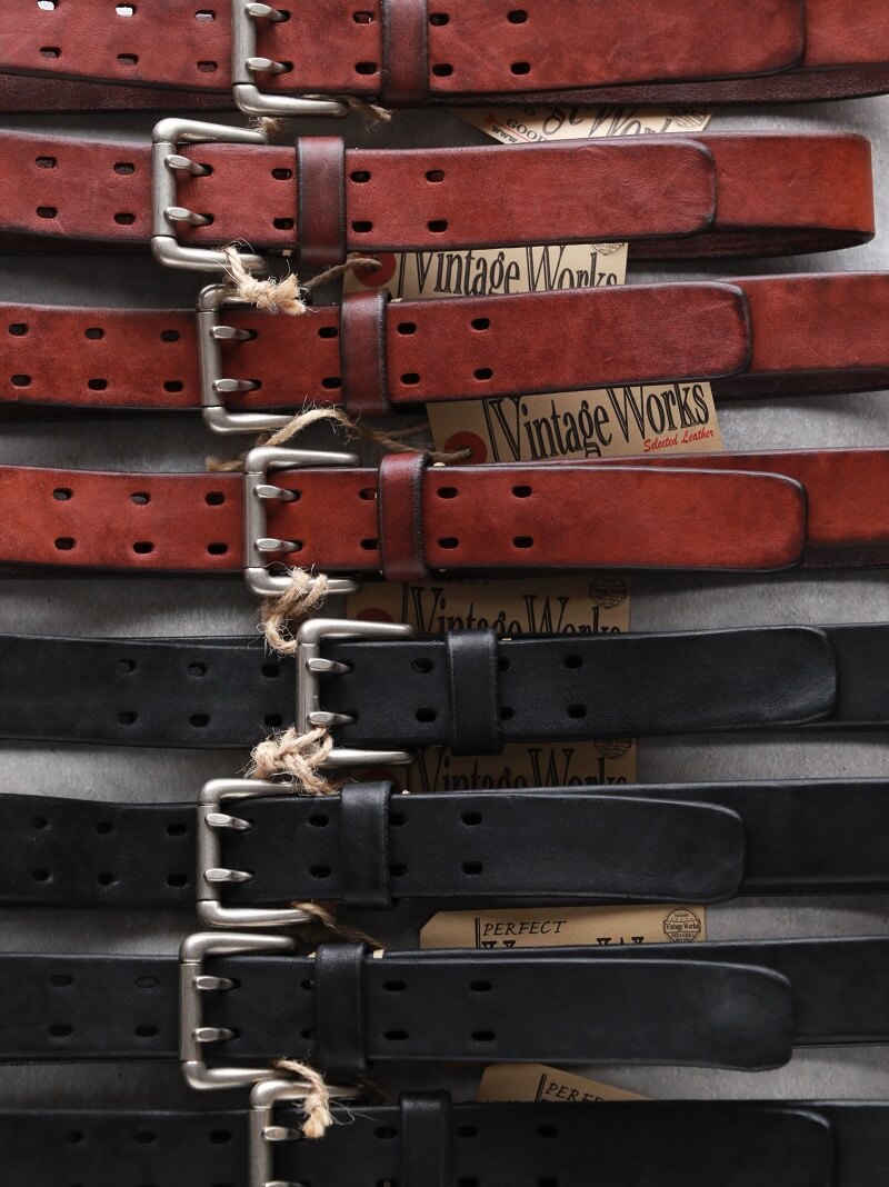 Vintage Works ヴィンテージワークス Leather belt 7Hole レザーベルト 7ホール DH5728