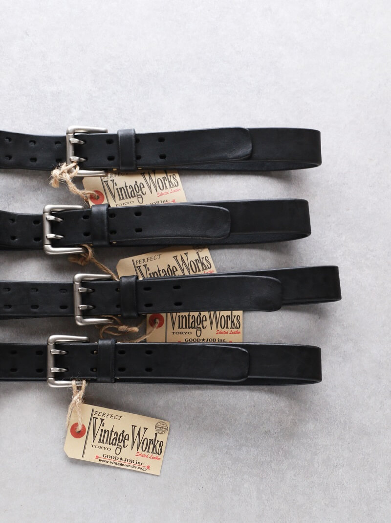 Vintage Works ヴィンテージワークス Leather belt 7Hole レザーベルト 7ホール DH5728